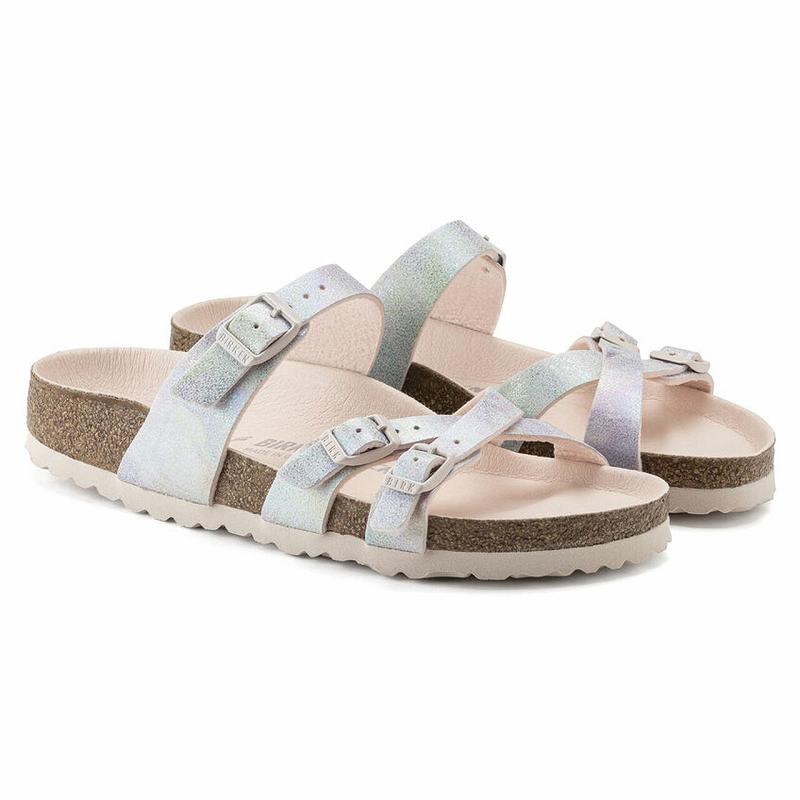 Franca Birkenstock Vegan Micro Fiber Damske Strieborne | SK 85YXF